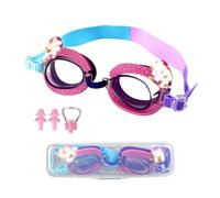 Occhialini da Nuoto Dog Patrol per Bambini 3-12 Anni, Occhialini Piscina Anti Appannamento Regolabili, Nasello Flessibile e Protezione UV, con Tappi per Orecchie, Clip per Naso e Custodia