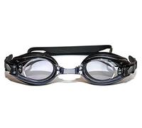 Occhialini da nuoto graduati con diottrie positive e negative, per bambini, colore nero, con colorazione contro i raggi ultravioletti