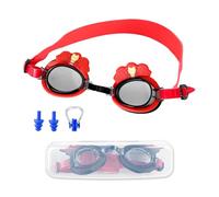 Occhialini da Nuoto Ironman per Bambini 3-12 Anni, Occhialini Piscina Anti Appannamento Regolabili, Nasello Flessibile e Protezione UV, con Tappi per Orecchie, Clip per Naso e Custodia