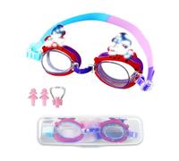 Occhialini da Nuoto Ladybug per Bambini 3-12 Anni, Occhialini Piscina Anti Appannamento Regolabili, Nasello Flessibile e Protezione UV, con Tappi per Orecchie, Clip per Naso e Custodia