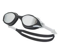 Occhialini da nuoto nike swim flex fusion pro a specchio nero bianco