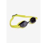 Occhialini da nuoto Nike Swim Legacy Goggle giallo con lenti trasparenti nere