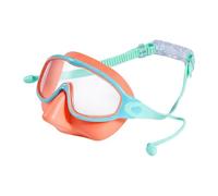 Occhialini da nuoto per bambini - protezione solare impermeabile, design flessibile con chiusura a cinghia, lente trasparente anti-appannamento, comodo set di attività per piscina | Junior-S