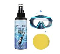 Occhialini da nuoto spray anti-appannamento, occhiali da nuoto anti-appannamento, 100 ml, soluzione portatile idrofobica liquida per atleti snorkeling immersioni in mare allenamento in piscina