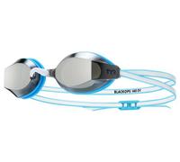 Tyr black ops 140 ev occhiali nuoto donne blu/bianco specchiati