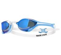 Occhialini da nuoto tyr tracer x elite a specchio blu bianchi