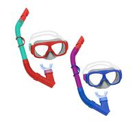 Occhialini da Snorkeling e Boccaglio per Bambini Bestway Azzurro Arancio (1 Unità)