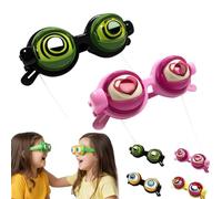 Occhialini da strizzare, con cordino lampeggiante, divertenti accessori per feste per spettacoli, spettacoli e scherzi nel Regno Unito, regalo divertente per adulti e bambini (MIX-C (2 pezzi)