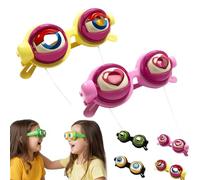 Occhialini da strizzare, con cordino lampeggiante, divertenti accessori per feste per spettacoli, spettacoli e scherzi nel Regno Unito, regalo divertente per adulti e bambini (MIX-B (2 pezzi)