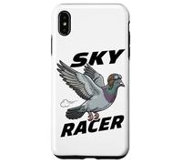 Occhialini da volo Sky Racer Racing Pigeon Funny Bird Custodia per iPhone XS Max