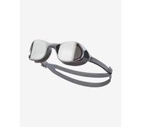 Occhialini Nike Swim Expanse grigio con lenti a specchio grigio