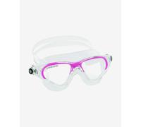 Occhialini nuoto Cressi Cobra bianco rosa con lenti trasparenti