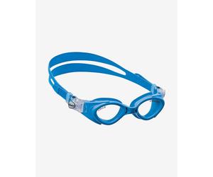 Occhialini nuoto Cressi Crab blu con lenti trasparenti