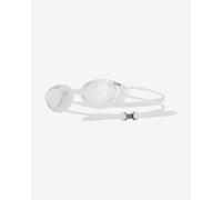 Occhialini nuoto TYR Blackhawk Racing bianco con lenti trasparenti