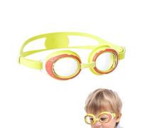 Occhialini per nuoto bambini - Maschere da piscina in silicone regolabili a larga visuale | Occhialini nuoto impermeabili antiappannamento - Per Età 3-12 Ragazzi Ragazze Sport Competizione Piscina Acq