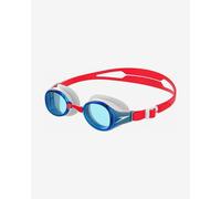 Speedo Junior Hydropure Swimming Goggles| Quick Drying | Training | Fitness | Chlorine Resistant, Red/White/Blue, One Size