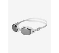 Occhialini Speedo Mariner Pro bianco con lenti a specchio grigio