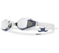 Occhiali TYR Stealth X Performance bianco con lenti a specchio