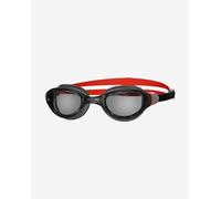Zoggs Phantom 2.0, Occhialini da Nuoto Unisex, Black/Red/Smoke, Taglia Unica