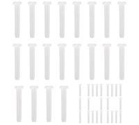 Occhielli Badminton - 100 Unità Occhielli per Racchette, Ricambi Nylon Trasparenti, Strumenti Incordati Adulti