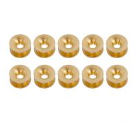 Occhielli di ricambio per decespugliatore, 10 pezzi, diametro esterno in ottone, diametro esterno 14 mm, diametro interno 4,3 mm, per assemblaggio e manutenzione standard della testa del trimmer