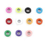 Occhielli in Metallo 5mm per Artigianato, Set di 100 Pezzi per Scarpe e Borse - Accessori Fai da Te Multicolore