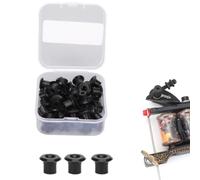 Occhielli per Aghi per Tatuaggio Forniture di Silicone 50 Pezzi, Occhielli Per Aghi Per Tatuaggi, Assorbimento degli Urti, Capezzoli Per Macchinetta Per Tatuaggi in Silicone Morbido Professionale
