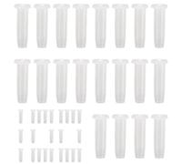 Occhielli Per Badminton | 100 Pezzi Passacorda Sostitutivi | Tubi Protettivi Sostitutivi In Nylon Trasparente Bianco Manutenzione Anelliiii Racchetta Badminton