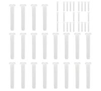 Occhielli Per Badminton | 100 Pezzi Passacorda Sostitutivi | Tubi Protettivi Sostitutivi In Nylon Trasparente Bianco Manutenzione Anelliiii Racchetta Badminton