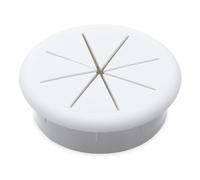 Occhielli per scrivania Passacavi da scrivania da 60 mm, organizer for cavi, copriforo for cavi for mobili da ufficio(White,60mm)