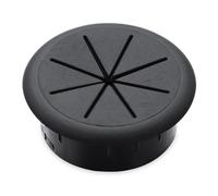 Occhielli per scrivania Passacavi da scrivania da 60 mm, organizer for cavi, copriforo for cavi for mobili da ufficio(Black,50mm)