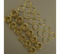 Occhielli & Rondelle, Oro Dorati & Nichel Argento, Id 15MM & Od 20MM