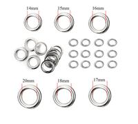 Occhiello Con Rondella Fai da Te Accessori IN Pelle Metallo 14mm 15mm 16mm 17mm