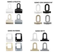 Occhiello in pvc per profilo terminale tenda da sole al PZ - Colore principale: Nero, Materiale: Plastica con angolo 90°