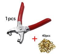 Occhiello occhiello pinze foro rivetti 1/4in acciaio tessuto tela setter kit rip