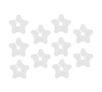 Occhiello Per Fori Per Cavi | 10 Pezzi Passaggio Cavo A Parete Esterno In Silicone | Soluzione Di Gestione Del Passo Del Cavo A Forma Di Stella | Per Centro Di Intrattenimento, Ufficio, E Film