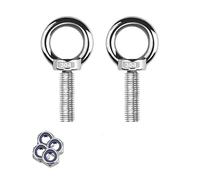 Occhiello, per Sollevamento Golfari Bullone occhiello Bullone a Occhiello in Acciaio Inox Metrico M10*35, 2 Pz Bulloni a Occhiello Inox, Bullone a Occhiello Rotondo ad Anello, per Il Ruolo di Fissare