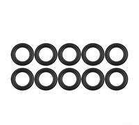 Occhiello regolabile in plastica in resina per strumento a pressione manuale interno 15 mm esterno 28 mm, fornendo chiusura autobloccante in plastica senza problemi di ruggine (10 pezzi nero)