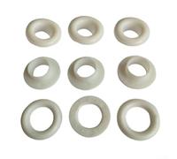 Occhiello regolabile in plastica in resina per strumento a pressione manuale interno 15 mm esterno 28 mm, fornendo chiusura autobloccante in plastica senza problemi di ruggine (30 pezzi nero)