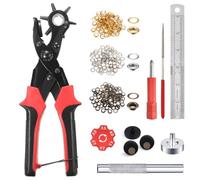 Occhiello Strumento Kit, 50 Set 12mm Occhielli Grommet Rondelle