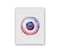 Occhio Anatomia Medico Poster E Stampe Optometrista Regalo Oftalmologia Medicina di Arte della Parete della Tela di Canapa Pittura Immagini Clinica Decor(Taglia Unica,30X40cm Canvas)