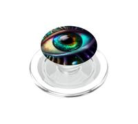 Occhio arcobaleno la bellezza nell'oscurità PopSockets PopGrip per MagSafe