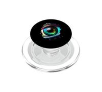 Occhio arcobaleno la bellezza nell'oscurità PopSockets PopGrip per MagSafe