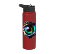 Occhio arcobaleno la bellezza nell'oscurità Stainless Steel Insulated Water Bottle