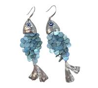 Occhio Catching Nappe Lunghe Orecchini Pesce Alla Moda Penzolanti Ganci Orecchio Gioielli Accessori Pesce Il Suo Anticonformista Elegante Ganci Lunghi, One Size, come descritto, come descritto