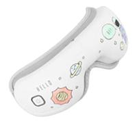 Occhio compatto ricaricabile pieghevole con massaggio della pressione dell'aria e controllo della temperatura per il recupero della fatica Massaggiatore oculare in pelle proteica per alleviare la