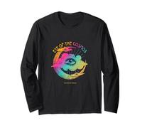 Occhio del cosmo - Luna mistica vintage & Eye Art Maglia a Manica