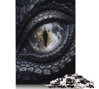 Occhio del drago illuminato dalla luna Puzzle in Legno 1000 Pezzi | Modello in scala dettagliato, Stile fantasy celeste, Puzzle per Adulti, Gioco di Famiglia, Puzzle in Legno, 14+, 70x50cm.
