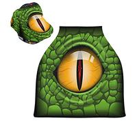 Occhio Di Drago Verde Spaventoso Passeggino Tettoia Copri Seggiolino Copertura Infermieristica Auto per Bambini per L'Allattamento Al Seno Morbido Traspirante Elastica Tettuccio