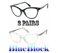 Occhio di Gatto Blu Luce Blocco Ar Rivestito Occhiali Computer LCD/LED Schermo